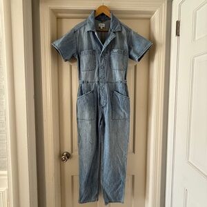 PISTOLA Denim Jumpsuit - Button-Up